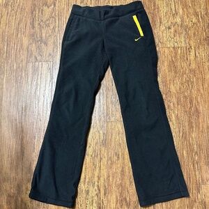 Nike Women's Fleece Black Sweatpants Size Small